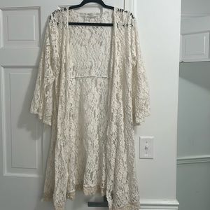 T Party cream kimono size M